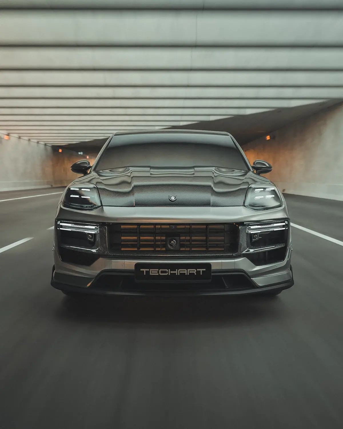 Techart Carbon Trim Aerokit For Porsche E3.2 Cayenne Coupe 2024+ 8