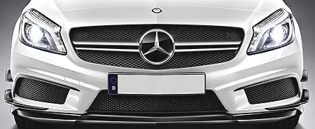 Mercedes-Benz W176 A-Class Amg A45 Style 2 Rows Front Grill 1