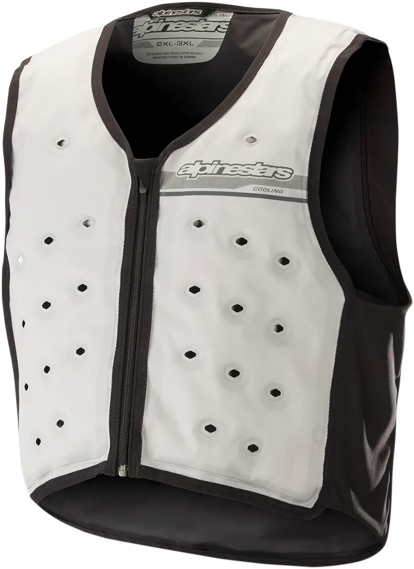 Alpinestars Cooling Vest – White/Black Dual-Tone Design – Sizes S/M (4751518922S/M) 1
