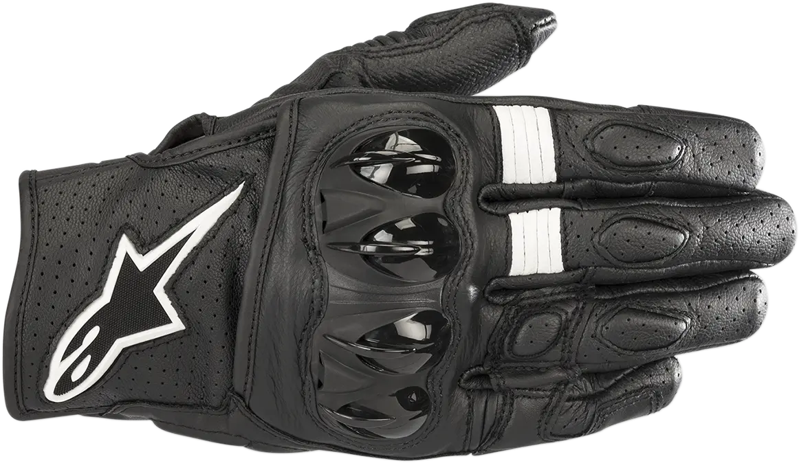 Alpinestars Celer V2 Motorcycle Gloves – Black/White, Medium (Model 3567018-10-M) 1
