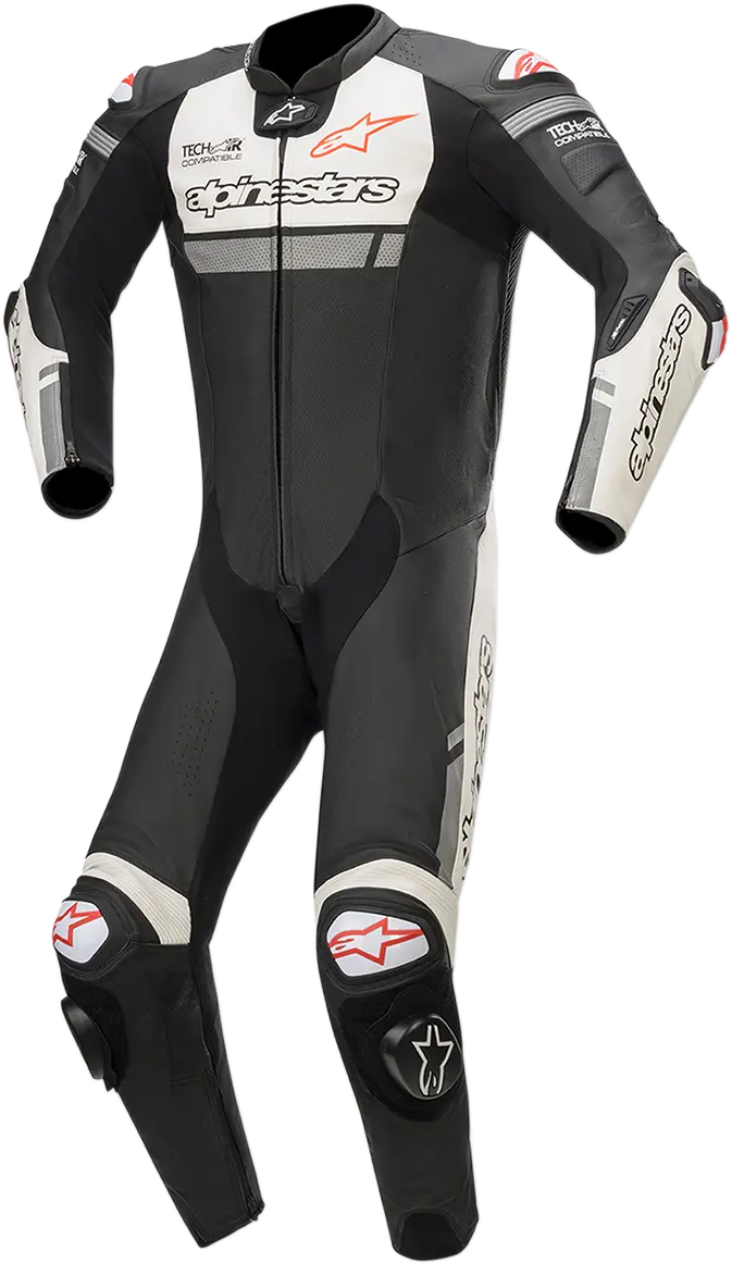 Alpinestars Missile Ignition One-Piece Leather Racing Suit – Black/White, Us 48 / Eu 58 1