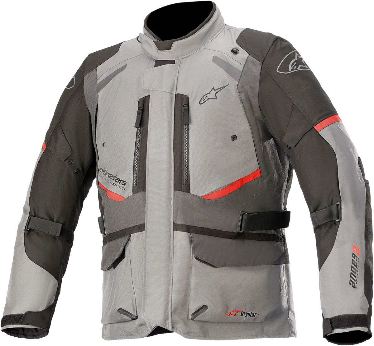 Alpinestars Andes V3 Drystar Waterproof Adventure Jacket – Gray, Size Large 1