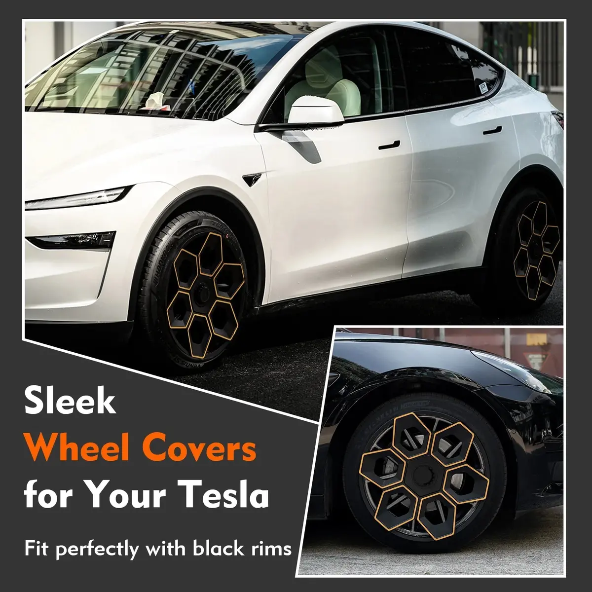 19" Wheel Covers For 2025+ Tesla Model Y Juniper | Center-Lock 1