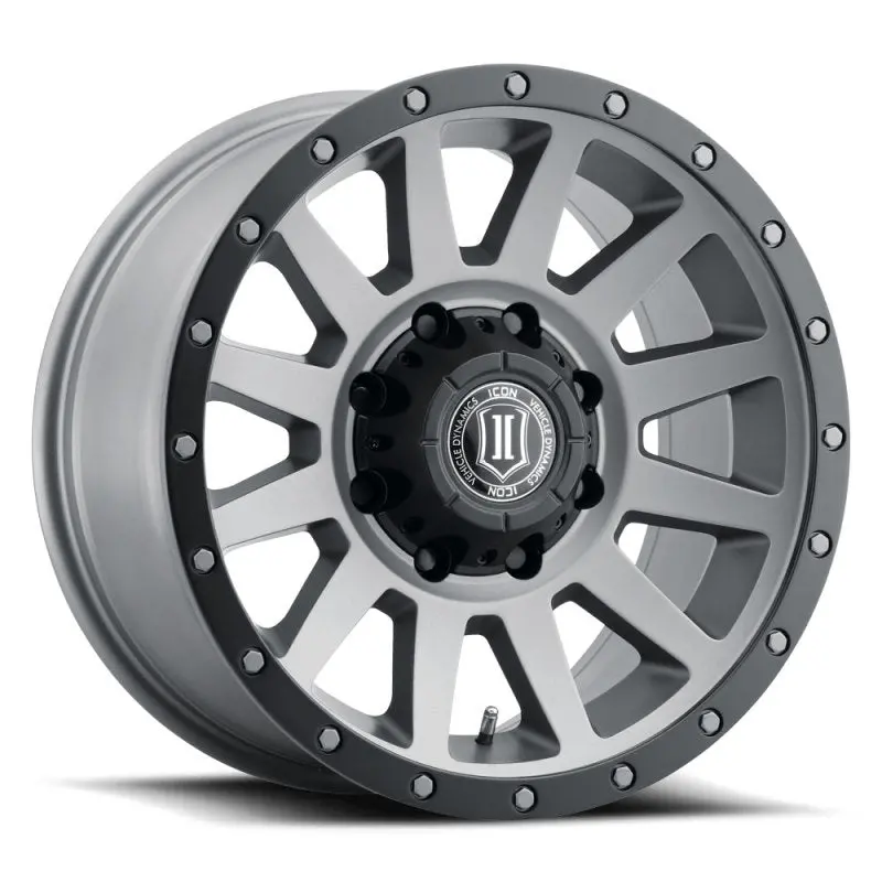 Icon Alloys Compression Hd Titanium Wheel – 18X9 Inch, 8X180 Bolt Pattern, 12Mm Offset, 5.5In Backspace 1