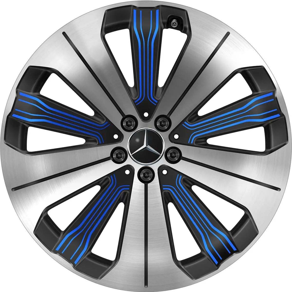 21" Mercedes-Benz Eqs V297 5 Spoke Oe Wheels 1