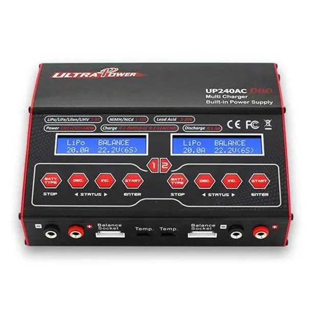 Up240acduo 240 W Dual Port Multi-Chemistry Ac/Dc Charger 1