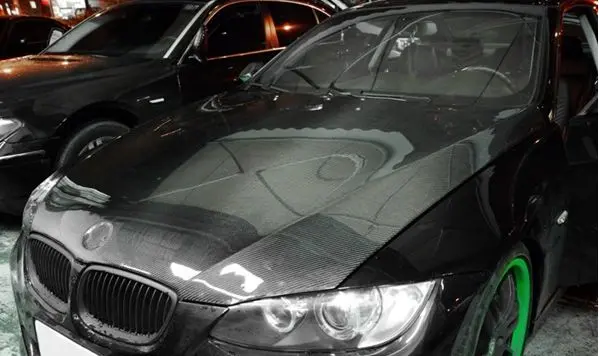 Bmw E92 E93 Oem Style Carbon Fiber Hood 1