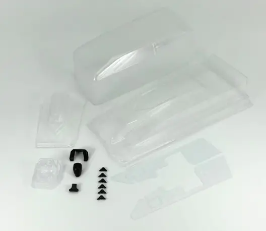 1Rc6035 Body Set, Clear, 1/18 Edm 1
