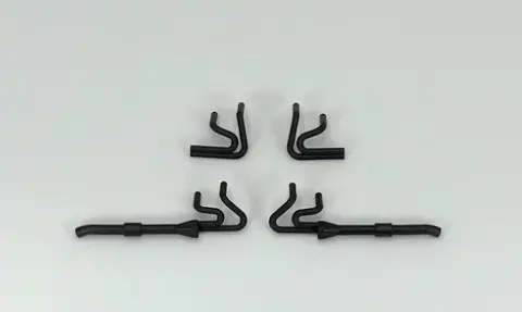 1Rc2008 Headers, Black, 1/18 Sprint 1