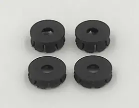 1Rc5533 Wheel Covers, Black, 3D Printed, 1/18 Sprint 1