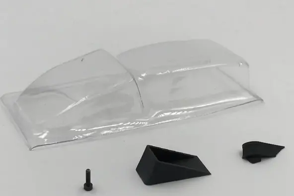 1Rc6014 B-Type Hood, Clear, 1/18 Midget 1