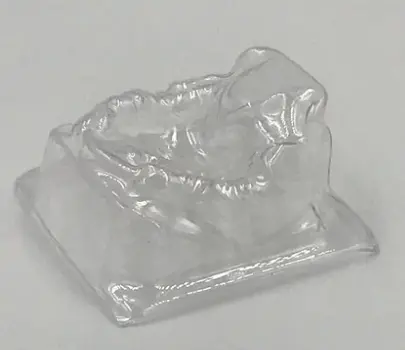 1Rc6020 Driver Figure, Clear, 1/18 Midget 1