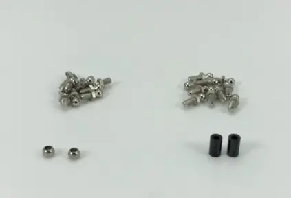 1Rc8001 Ball Stud & Pivot Ball Set, 1/18 Mid, Spr, Edm, Lm 1