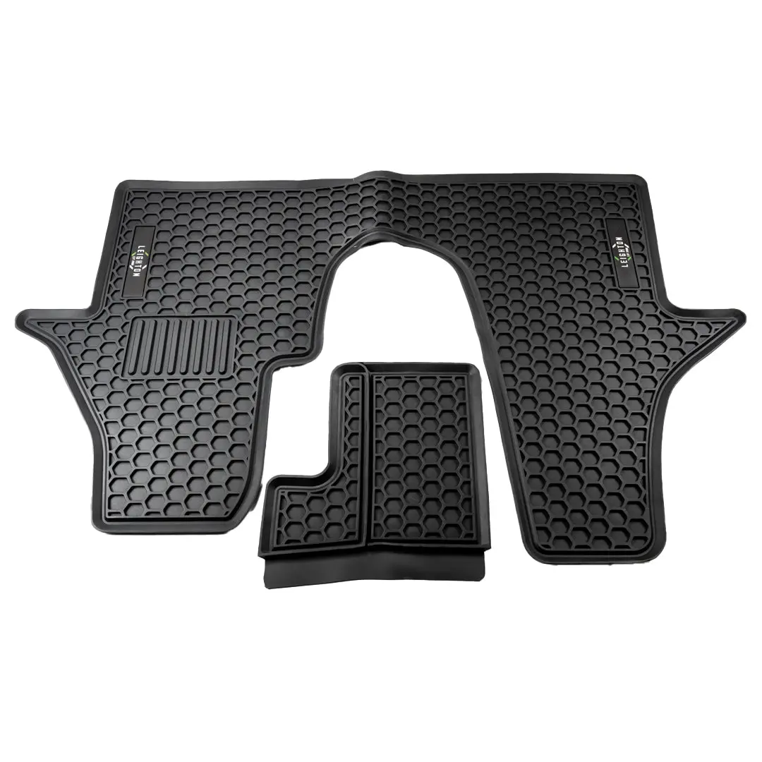 Leighton Hd Rubber 1 + 1 Front Mat  Vw T6 1