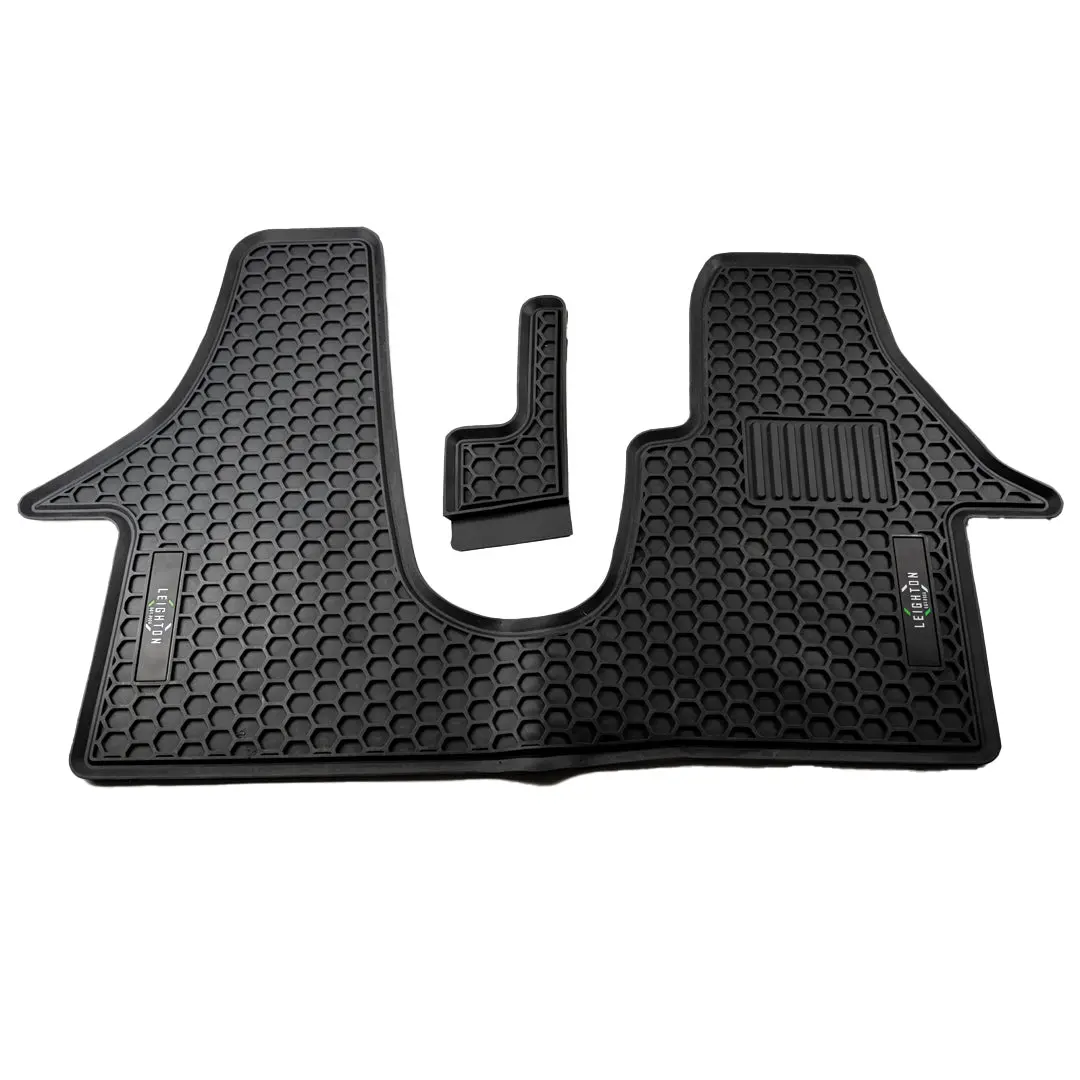 Leighton Hd Rubber 1 + 2 Front Mat  Vw T6 1