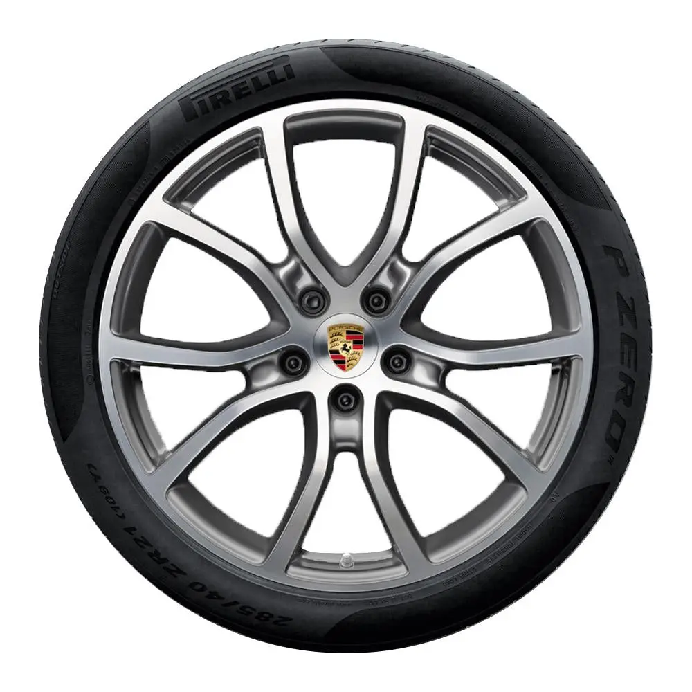 21” Porsche Cayenne Exclusive Design Oe Complete Wheels Set 1