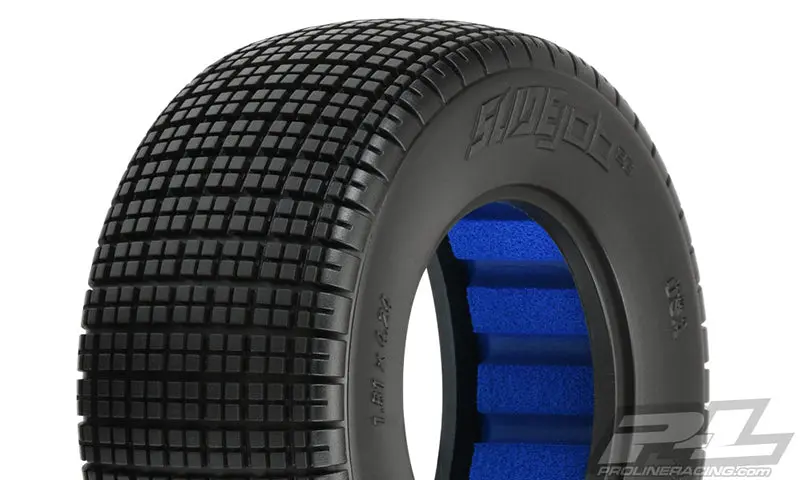 10149-02 Slide Job Sc 2.2" / 3.0" M3 (Soft) Dirt Oval Sc Mod Tires For Sc Trucks (F/R) 1