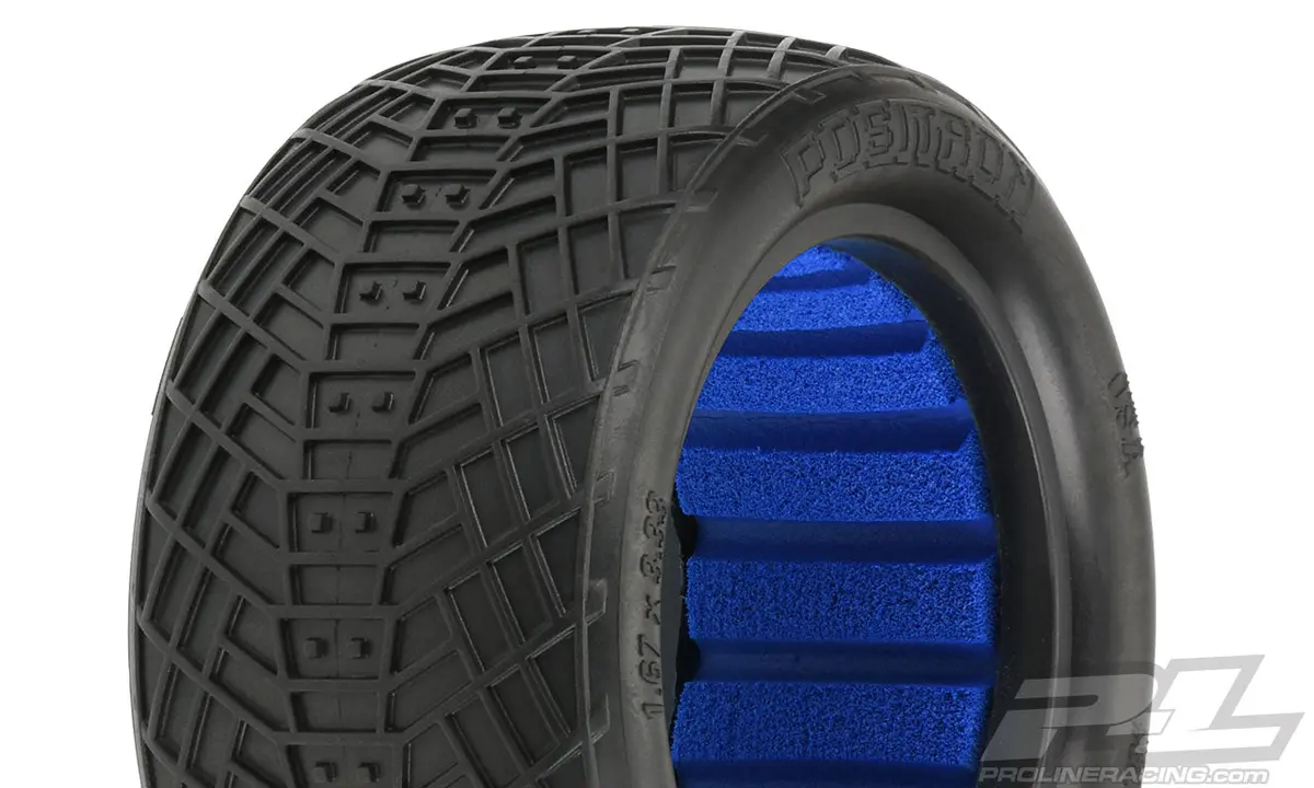 8256-203 Positron 2.2" S3(Soft) Off-Road Buggy Rear Tires (With Closed Cell Foam Inserts) 1