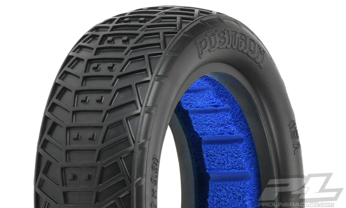 8257-03 Positron 2.2" 2Wd M4 (Super Soft) Off-Road Buggy Front Tires (With Closed Cell Foam Inserts) 1