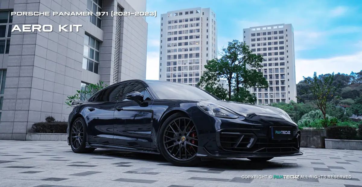 Paktechz Dry Carbon Fiber Aero Body Kit For Porsche 2021-2023 Panamera 8