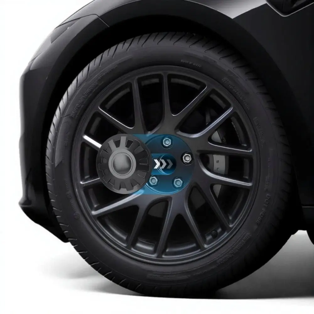 20" & 21” Wheel Hub Center Caps For Model Y (2020-2025.03) | Quick-Snap & Tool-Free 1