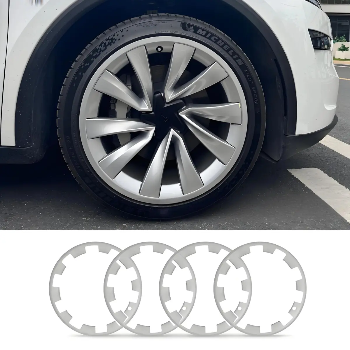20″ Wheel Rim Protectors For Model Y Juniper (4Pcs) 2
