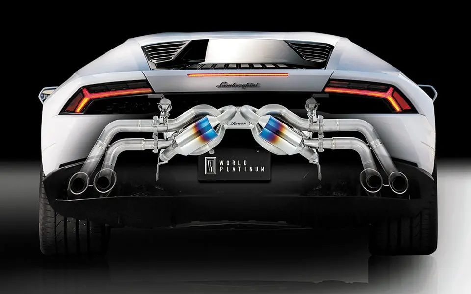 Rowen Stainless Steel Exhaust For Lamborghini Huracan Lp610-4 1