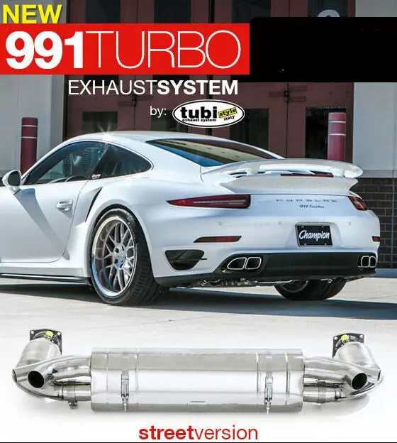 Tubi Style - Porsche 991 Turbo Exhaust System 1