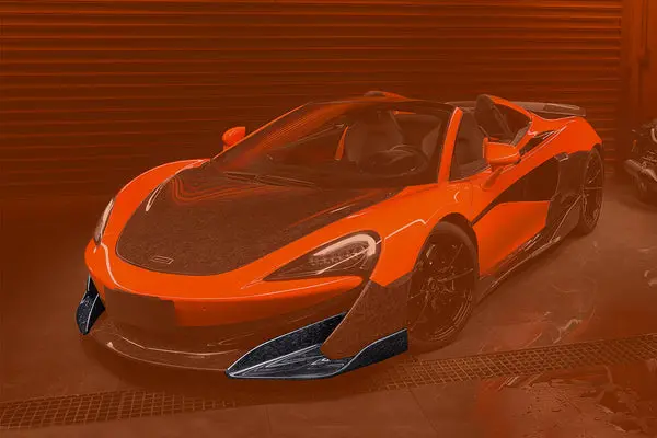 Darwinpro 2018-2021 Mclaren 600Lt Carbon Fiber Front Lip Side Splitter 1