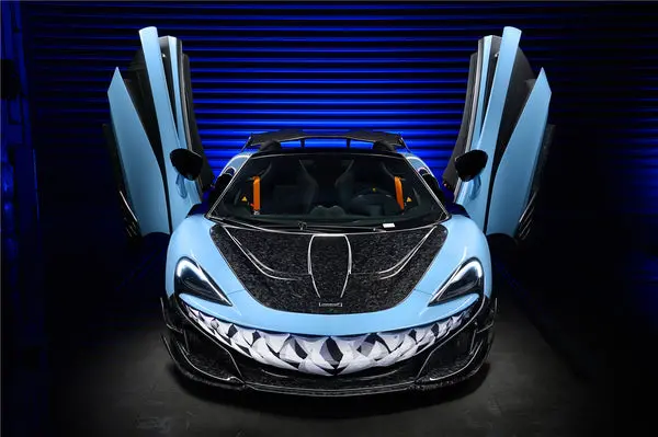 Darwinpro 2018-2021 Mclaren 600Lt 2015-2021 540C/570C/570Gt Bkssii Style Carbon Fiber Hood 1