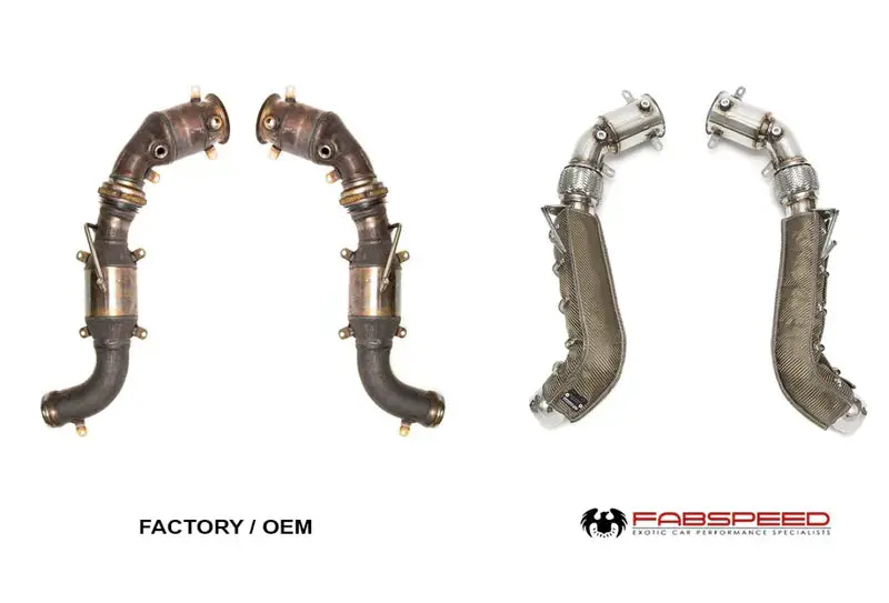 Fabspeed Mclaren Mp4-12C Cat Bypass Pipes 1