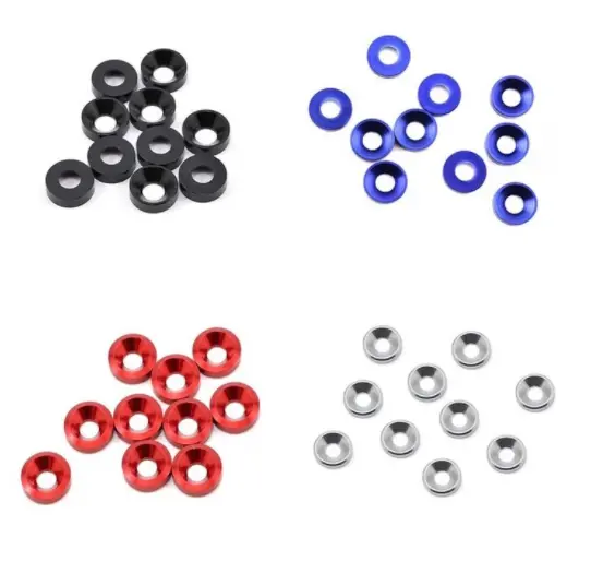 513-54-Xxx M3 Tapered Alum. Washer For Flat Head Screw (10Pk) 1