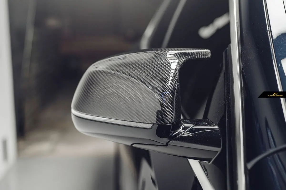 Future Design Carbon Fiber Side Mirror Covers For Bmw X6 X6m G06 2020+ 1