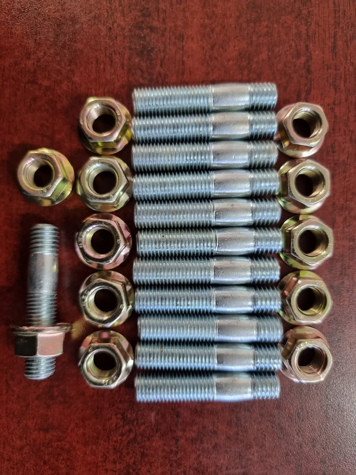 Barra Xr6t Ba Bf Fg Fgx  Exhaust Manifold Stud & Nut Kit 1