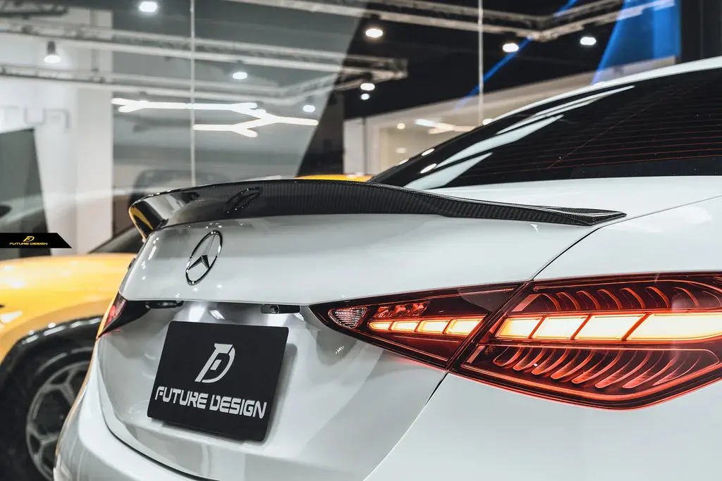 Future Design Carbon Fiber Rear Spoiler For Mercedes-Benz C-Class W206 2021+ 1