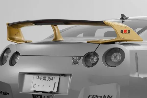 Top Secret R35 Adjustable Rear Wing 1