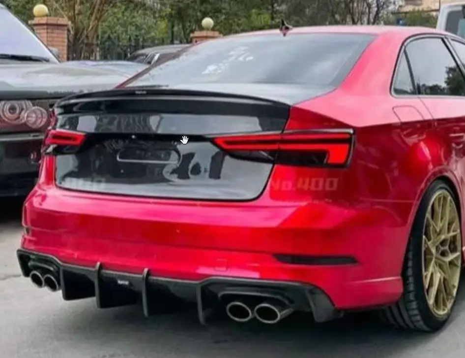 Karbel Carbon Dry Carbon Fiber Ducktail Rear Trunk Lid For Audi A3 & A3 S Line & S3 & Rs3 2014-2020 Sedan 1