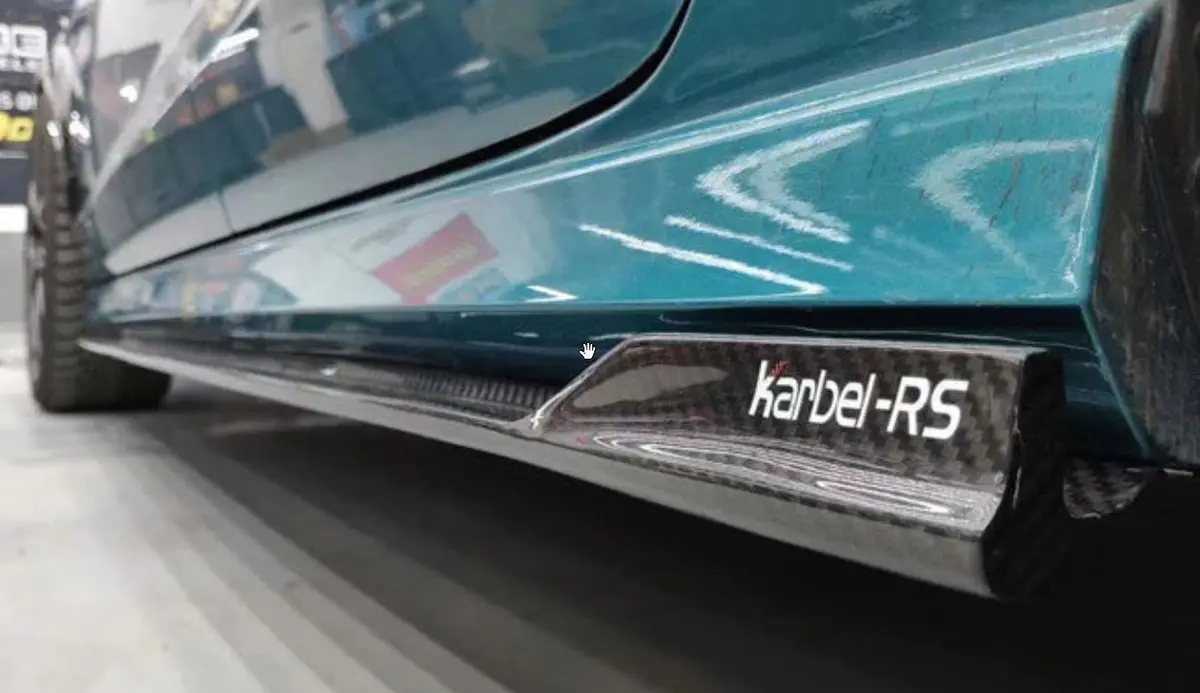 Karbel Carbon Dry Carbon Fiber Side Skirts For Audi Rs3 2018-2020 8V 1