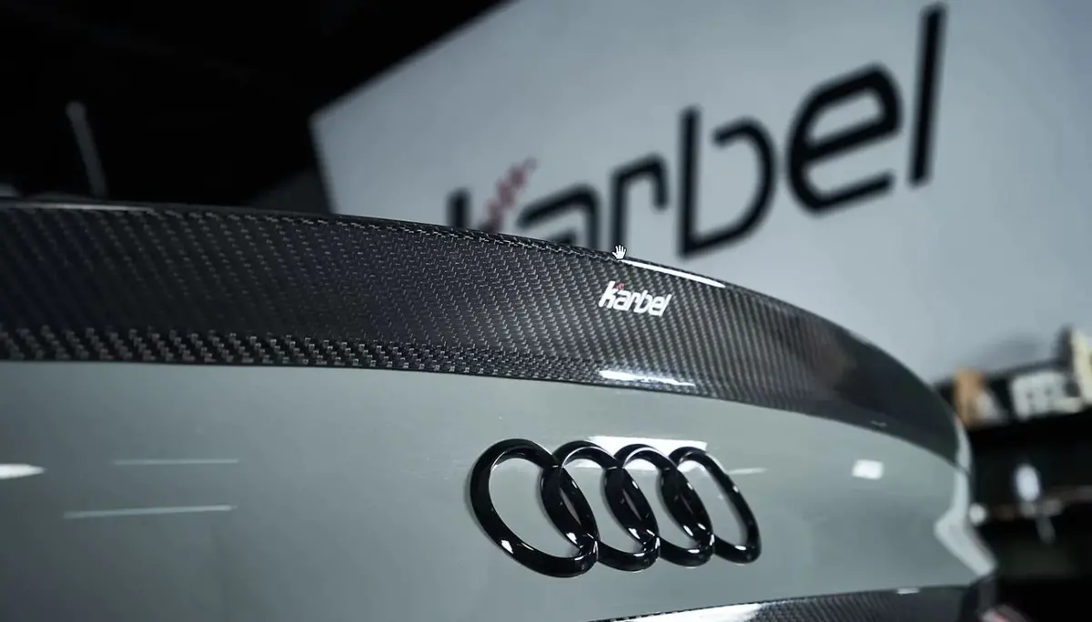 Karbel Dry Carbon Fiber Rear Spoiler Ver.1 For Audi Audi Rs5 & S5 A5 S-Line & A5 B9 B9.5 2017-On 4 Door Sedan 1