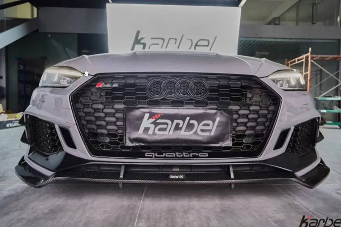 Karbel Carbon Dry Carbon Fiber Front Lip For Audi Rs5 B9 2017-2019 1