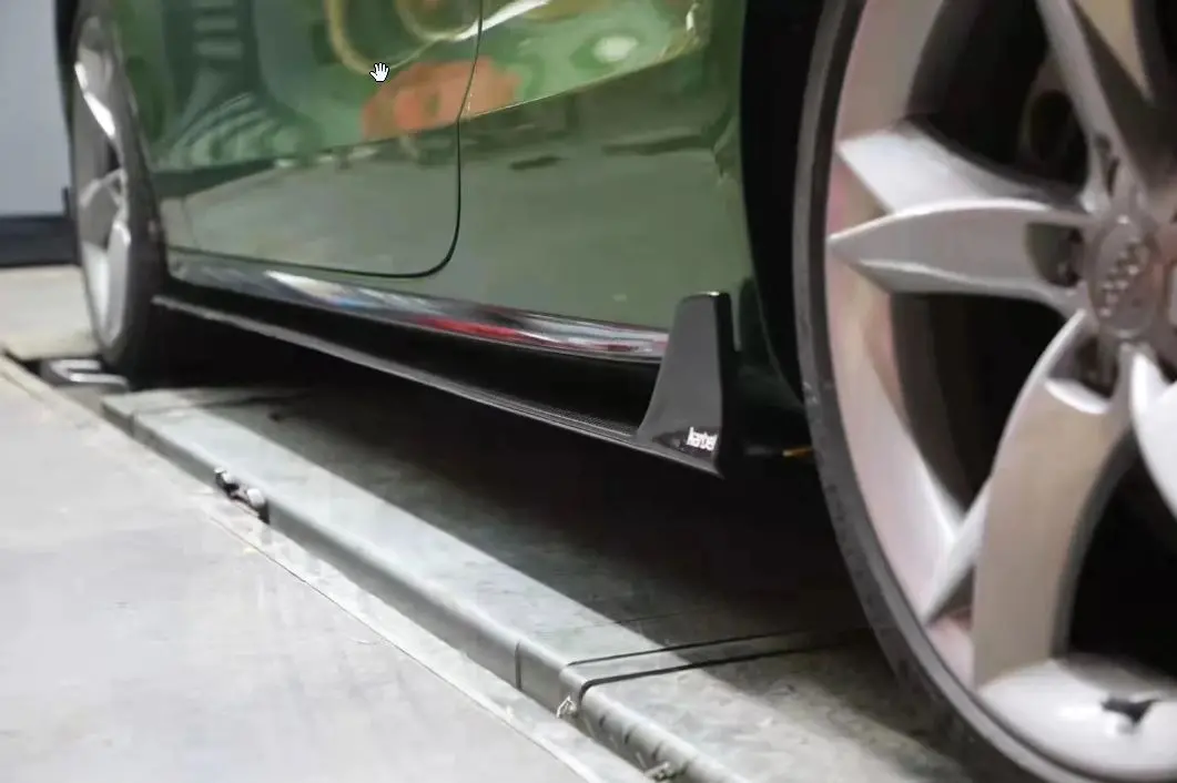 Karbel Carbon Fiber Side Skirts For Audi Audi Rs5 & S5 & A5 B9 2017-2019 Sedan & Coupe 1