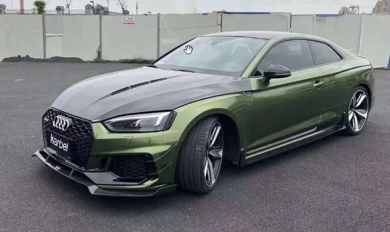 Karbel Carbon Dry Carbon Fiber Double-Sided Hood Bonnet For Audi Rs5 & S5 & A5 S-Line & A5 B9 B9.5 2017+ 1