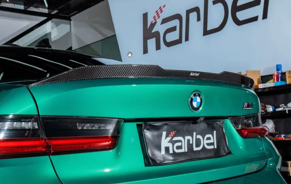 Karbel Carbon Dry Carbon Fiber Rear Spoiler For Bmw M3 G80 & 3-Series G20 2021+ 2