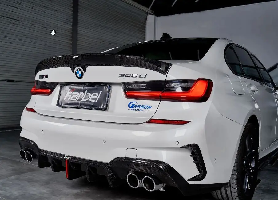 Karbel Carbon Dry Carbon Fiber Rear Spoiler For Bmw 3 Series G20 & M3 G80 1