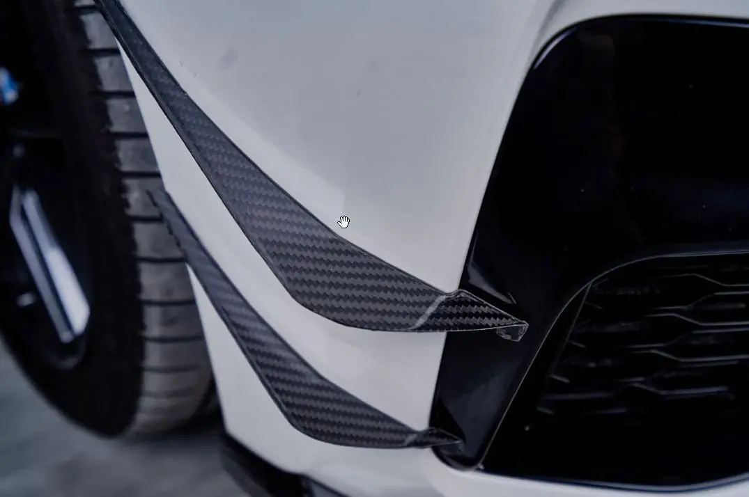 Karbel Carbon Dry Carbon Fiber Front Bumper Canards For Bmw 3 Series G20 2019+ 1