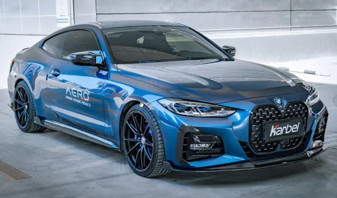Karbel Carbon Dry Carbon Fiber Side Skirts For Bmw 4 Series G22 G23 430I M440i 2020+ 1