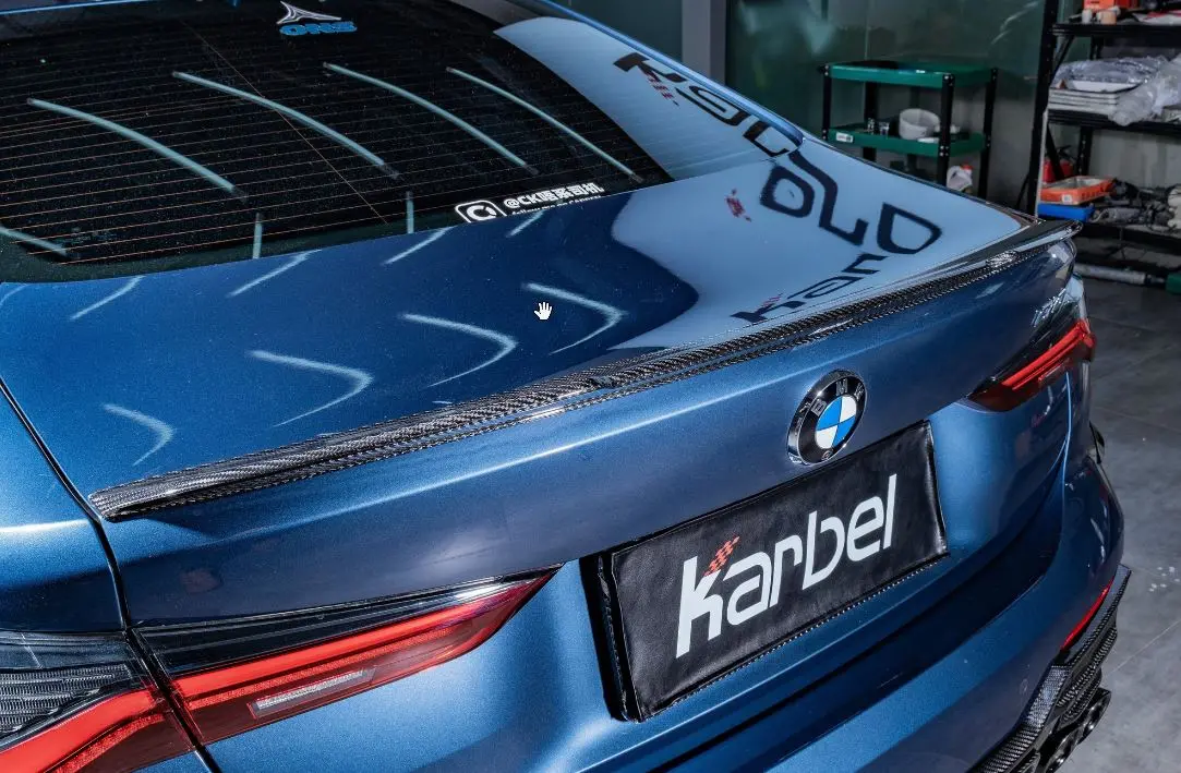 Karbel Carbon Dry Carbon Fiber Rear Spoiler For Bmw 4 Series G22 430I M440i 2020+ 1
