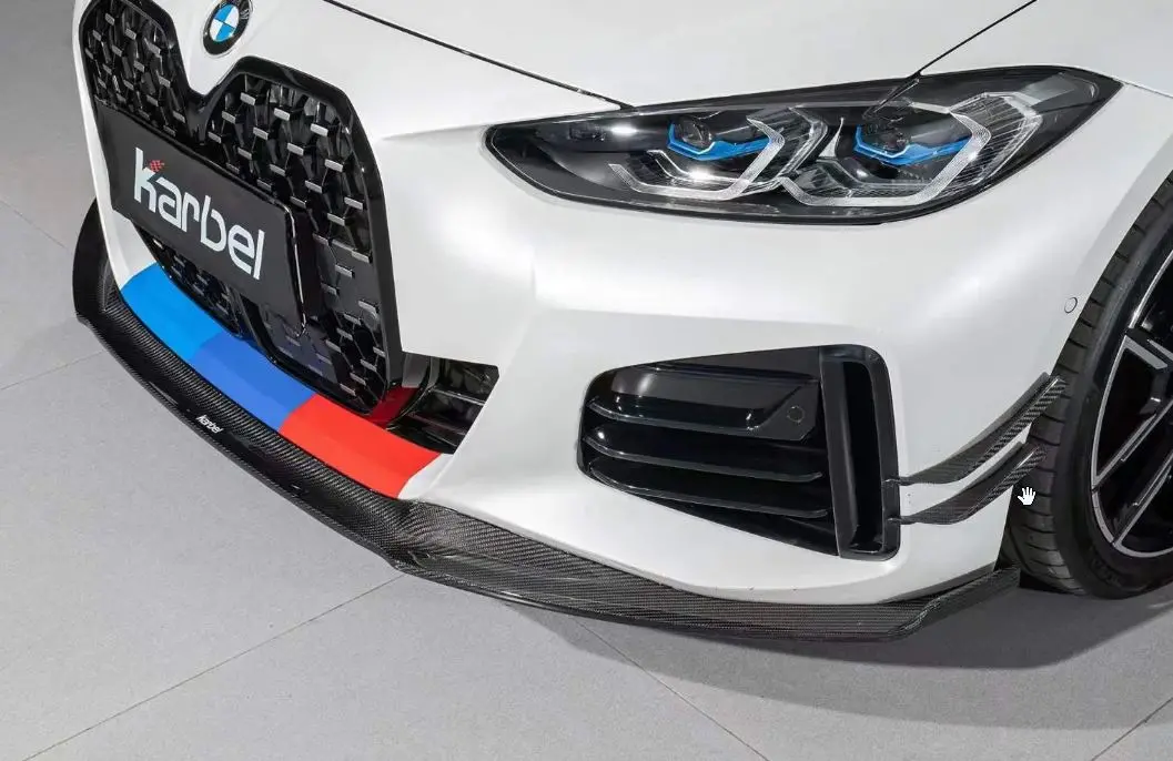Karbel Carbon Fiber Front Spoiler For Bmw I4 G26 M50 / E Drive 40 & G26 Grancoupe M440i 430I 2