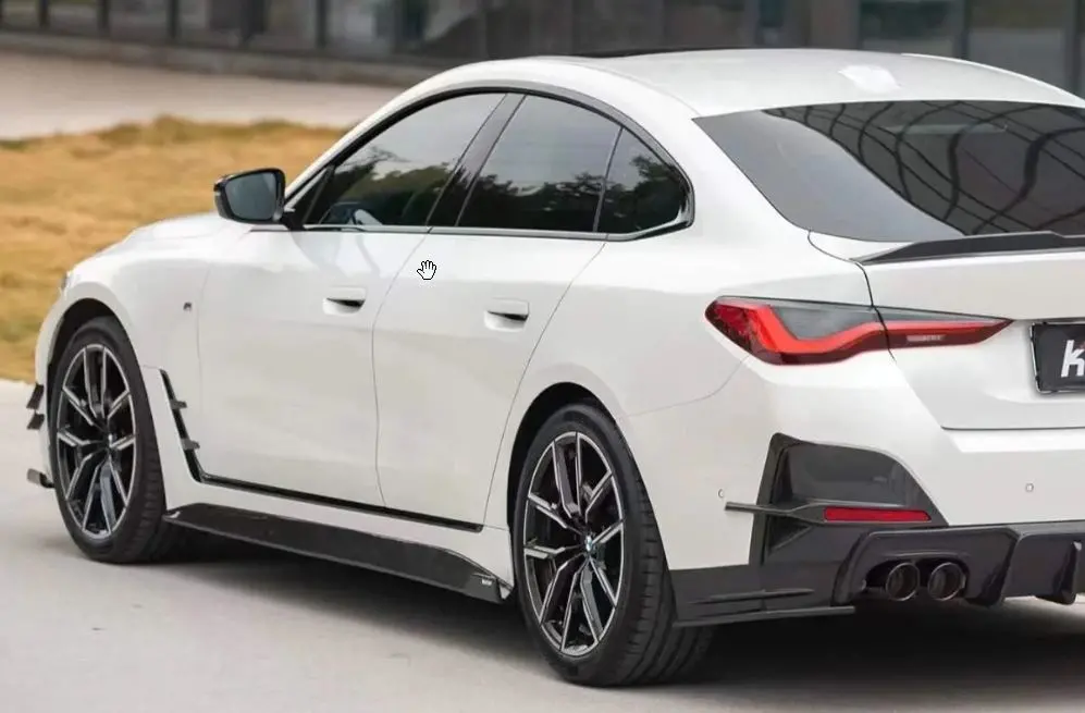 Karbel Carbon Fiber Side Skirts For Bmw I4 G26 M50 / E Drive 40 & G26 Grancoupe M440i 430I 1