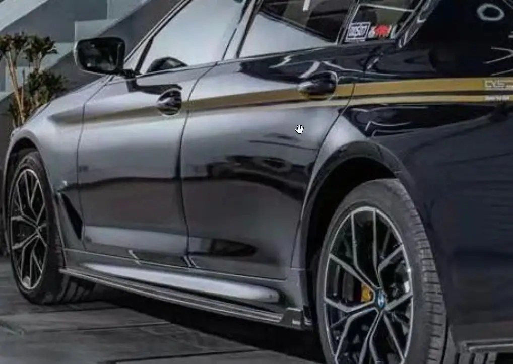 Karbel Carbon Dry Carbon Fiber Side Skirts For Bmw 5 Series G30 G31 Facelift 530I 540I M550i 2020+ 1